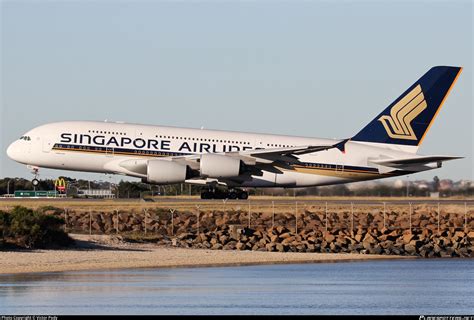 9V SKR Singapore Airlines Airbus A380 841 Photo By Victor Pody ID