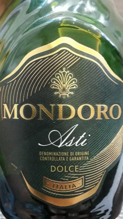 вино игристое сладкое белое Asti Mondoro - калорийность, пищевая ...