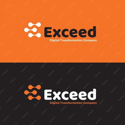 Premium Vector | Exceed Logo