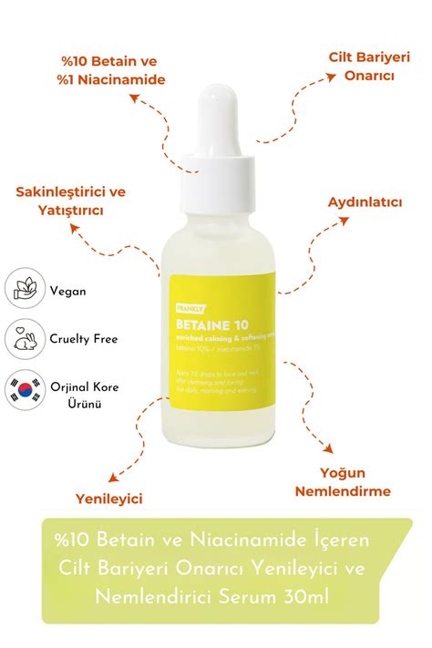 FRANKLY 10 Betain ve Niacinamide İçeren Cilt Bariyeri Onarıcı