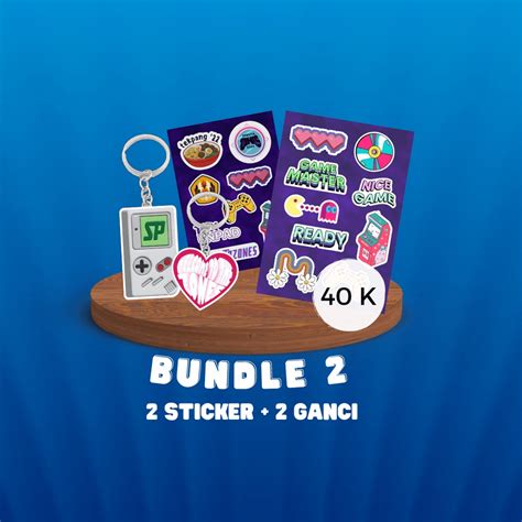 jual bundle   sticker packs   gantungan kunci akrilik