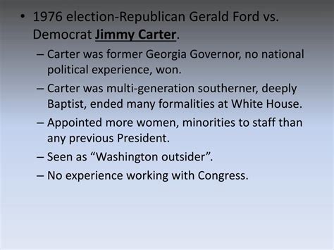 Ppt Presidents Ford And Carter Powerpoint Presentation Free Download