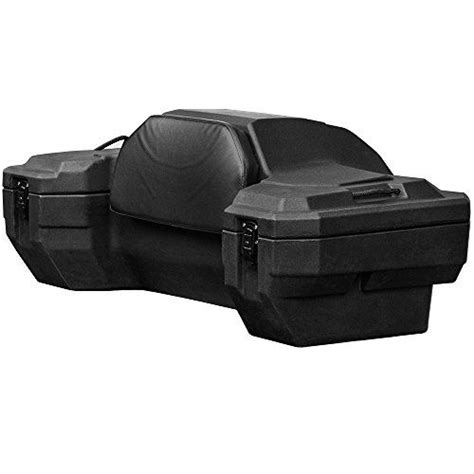 Lockable Hard Sided Rear Atv Storage Box With A Comfortable Padded Backrest Rage Powersports