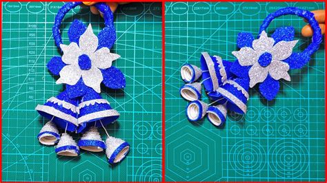 Diy Easy Jingle Bells Ornaments Christmas Ornaments Foam Sheet