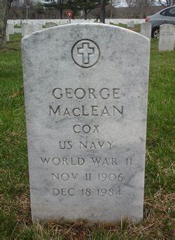 George Maclean Find A Grave Memorial