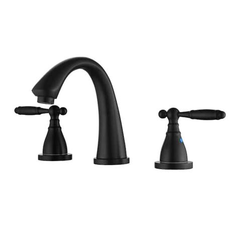 Aimadi 8 In Widespread Double Handle Bathroom Faucet With Modern 3 Hole Brass Bathroom Sink