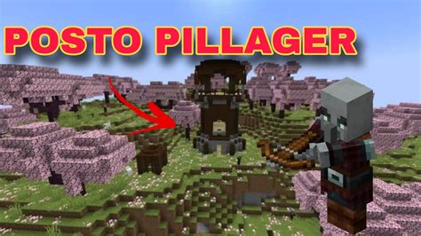 Achei Um Posto Pillager No Minecraft Youtube