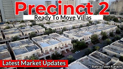 Precinct Bahria Town Karachi Latest Updates Ready To Move Villas