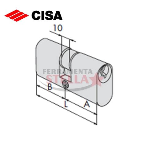 Cilindro Cisa Da Infilare Ovale Mm Chiavi Ferramentastella