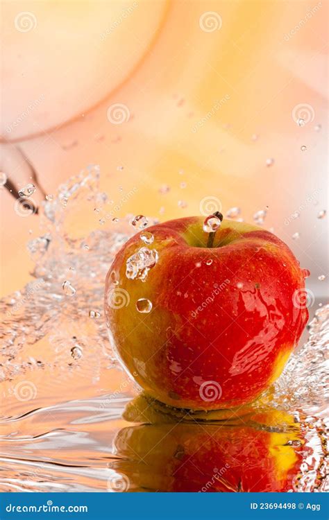 Ripe apple stock photo. Image of food, healthy, wave - 23694498