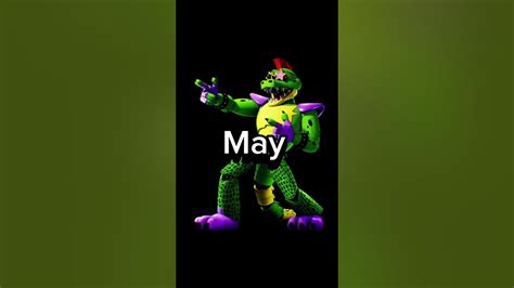 Your Birth Month Your Fnaf Character Security Breach Edition Part 1