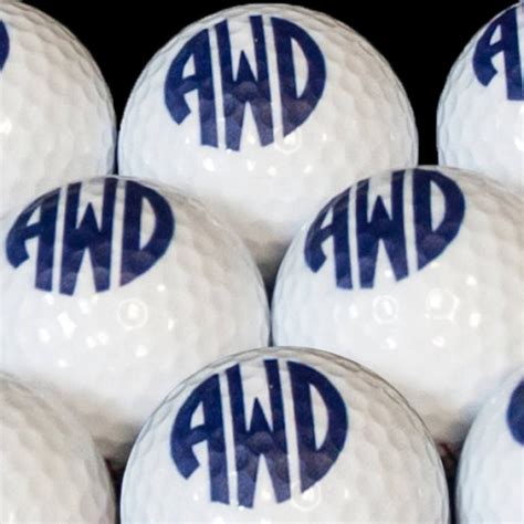 Personalized Golf Balls 6 Custom Balls With Photo Logo or - Etsy