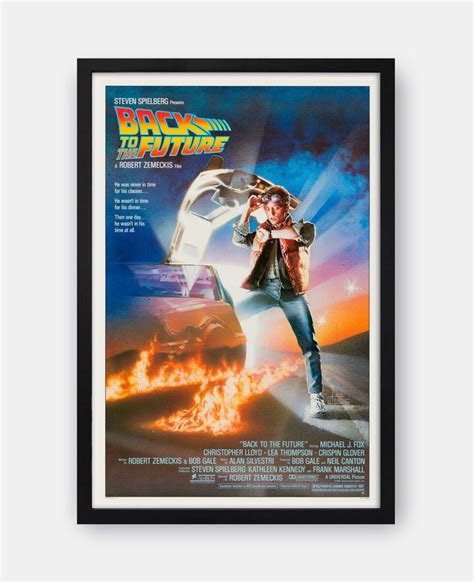 Back to the Future 1985 Movie Poster - The Curious Desk