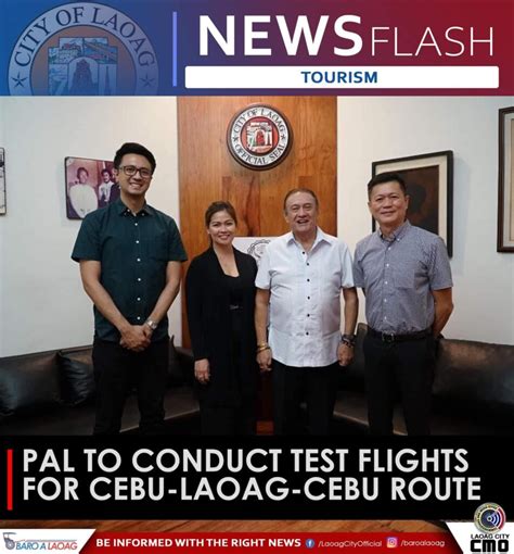 PAL TO CONDUCT TEST FLIGHTS FOR CEBU LAOAG CEBU ROUTE City