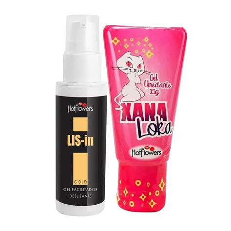 Gel Lubrificante Feminino Xana Loka 15g Lubrificante Anal LIS In Hot Flowers SEX SHOP Shopee