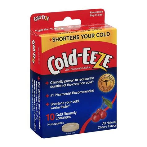 Cold Eeze Cold Remedy Lozenges Walmart