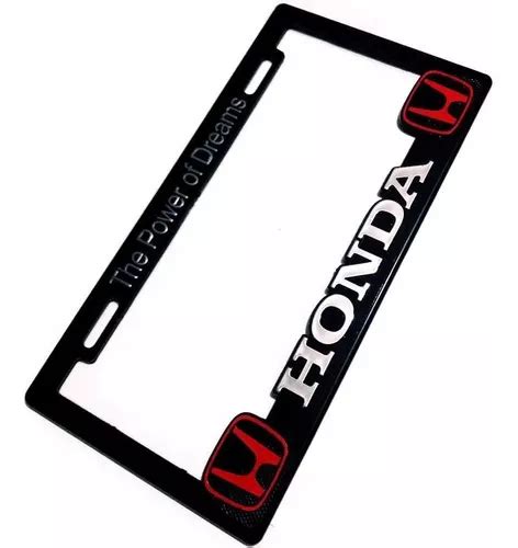 Portaplacas Premium Honda Civic Hr V Cr V Fit Odyssey Pilot Meses Sin