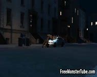 3d Babe Getting Licked And Fucked By A Monster