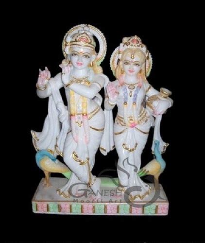 Eco Friendly White Marble Radha Krishna Statue At Best Price In Jaipur