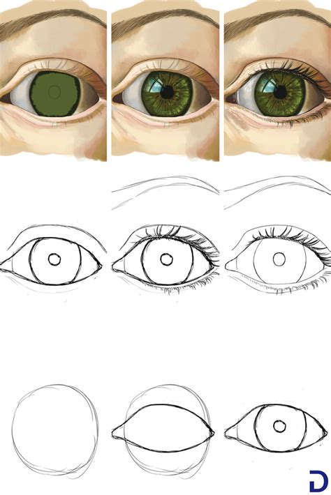 Comment Apprendre à Dessiner Des Yeux Visage Doux