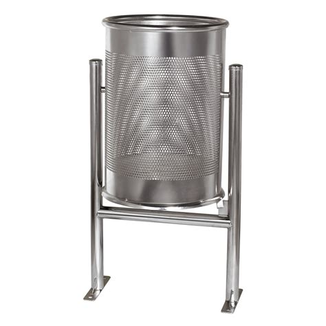 Cylindrical Bin In Stainless Steel B2Sport