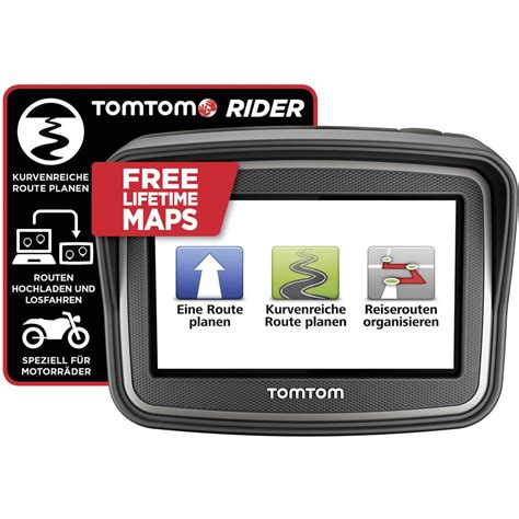 TomTom Rider Europe V4 Navigatore per moto 10.9 cm 4.3 " Europa in ...