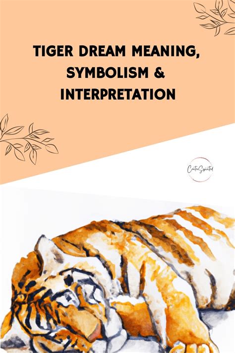 Tiger Dream Meaning Symbolism Interpretation Artofit