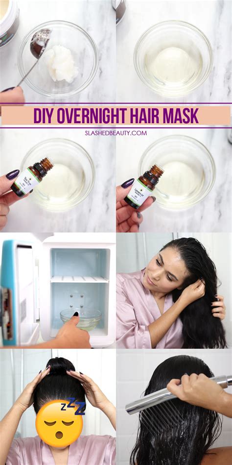 DIY Overnight Hair Mask for Fall Dandruff & Dryness | Slashed Beauty