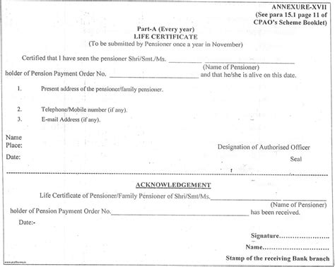 Use Of Modified Format Of Life Certificate By All Banks Staffnews