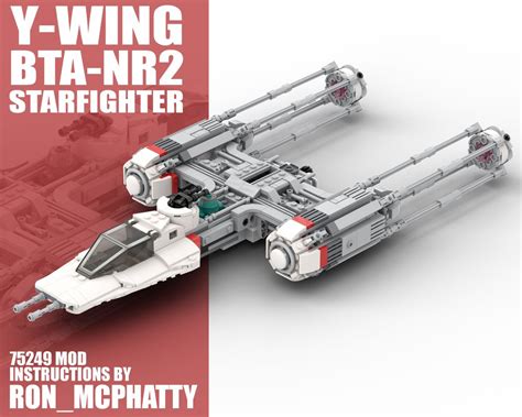 Lego Moc Resistance Y Wing Bta Nr Set Mod By Ron Mcphatty