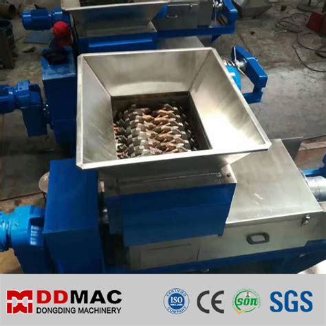 Double Screw Fruit And Vegetable Dehydrator Forage Grass Dewatering