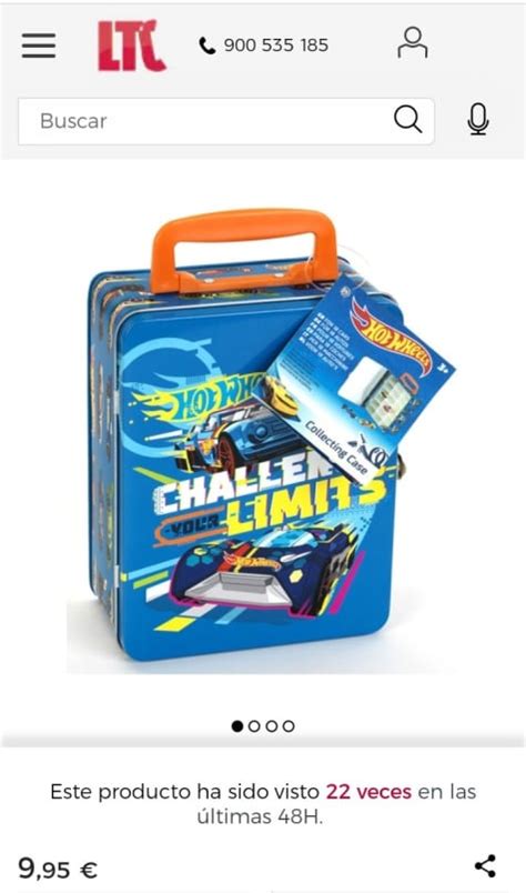 Maletín de Hot Wheels de metal por 9 95