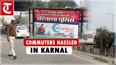 Farmers Protest Commuters Hassled Due To Traffic Diversions In Karnal