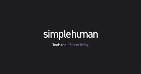 simplehuman UK | tools for efficient living