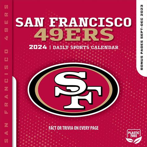 Nfl San Francisco 49ers 2024 Desk Calendar