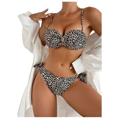 STRÓJ KĄPIELOWY BIKINI SEXY PANTERKA WIĄZANY L 13576403286 Allegro pl