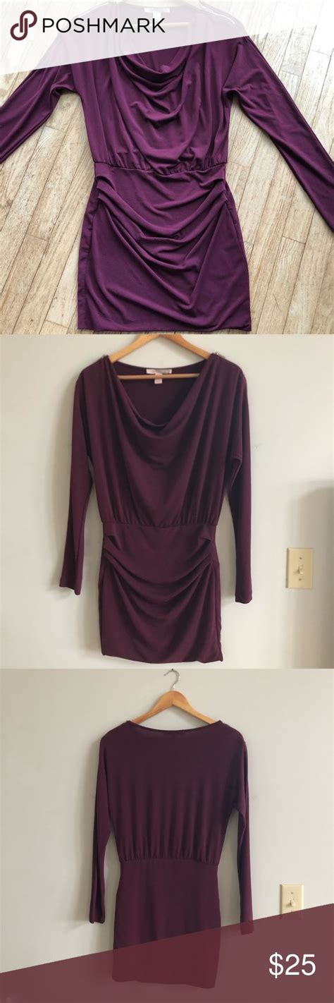 Plum color dress | Plum colored dresses, Colorful dresses, Classy dress