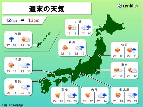 週末天気 行楽日和はあす土曜まで 日曜は全国的に雨 北海道は総雨量100ミリ超も愛媛新聞ONLINE