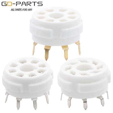 Gd Parts Pc Pin Octal Tube Socket Base For El Kt Kt Kt