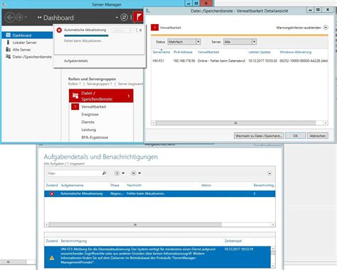 Probleme Bei Der Verwaltbarkeit Fehler Beim Aktualisieren Administrator