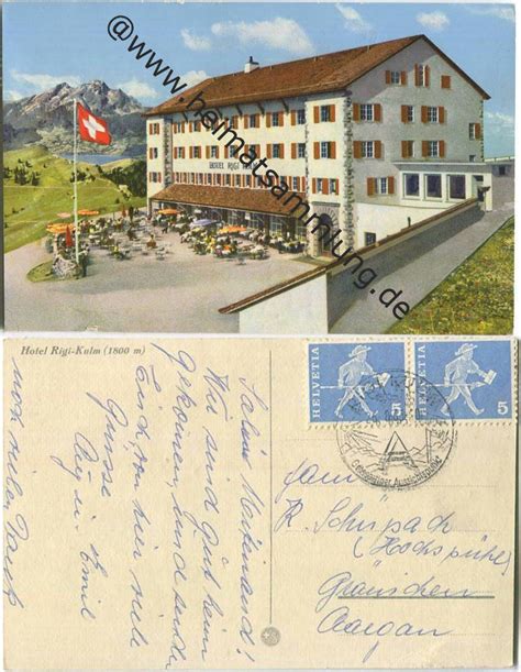 Historische Ansichtskarten Kanton Schwyz Rigi 01