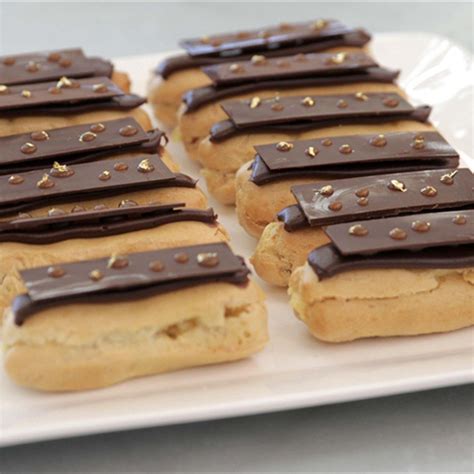 Salted Caramel And Chocolate Éclairs Lifestyle Recipe Great Australian Bake Off Baking