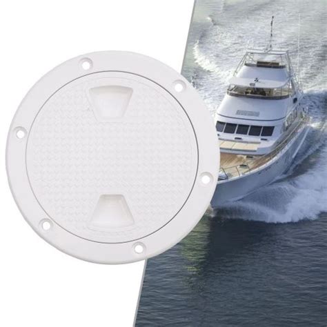 Find 4inch Marine Screw Out Deck Plate Inspection Hatch Plastic Access