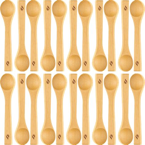 Amazon.com: Golden Nature Bamboo Spoon Set (30 Pc), Small Kitchen