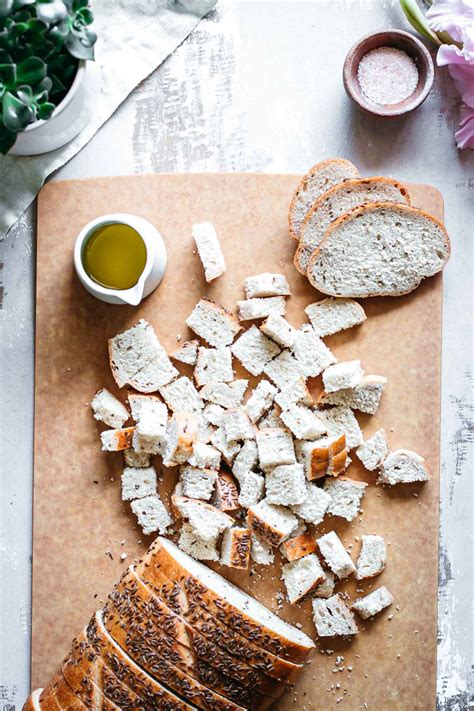 Homemade Rye Bread Croutons ⋆ 4 Ingredients 10 Minutes Super Tasty