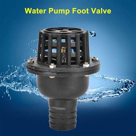 Ningc In In In In Pipe Ball Valve Water Pump Foot Valve Black