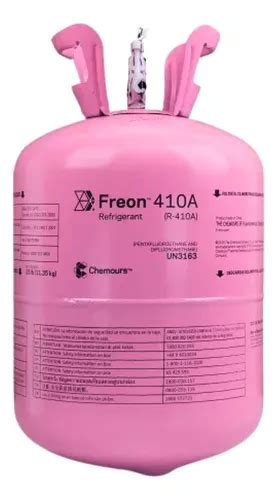 Fluido Gás Refrigerante Chemours Freon R410a 11 35kg Onu3163