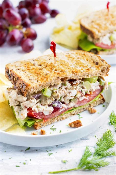 The Best Chicken Salad with Grapes - Evolving Table