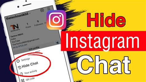 How To Hide Instagram Chats Without Deleting Them Techno Nikhil Youtube