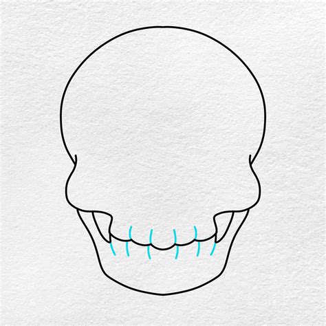 Scary Skull Drawing - HelloArtsy